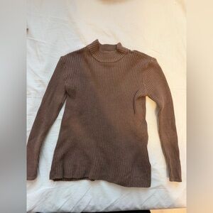 Lil legs brown knit top